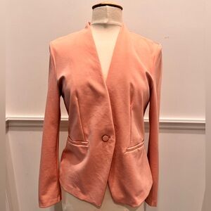 Peach Blazer with Single Button